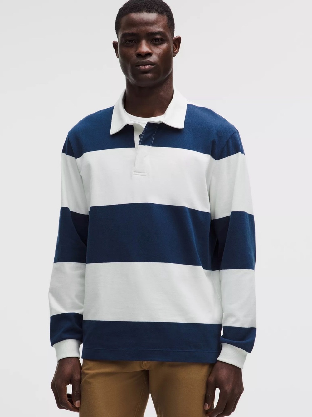 Lululemon Men’s Long-Sleeve Cotton Rugby Shirt